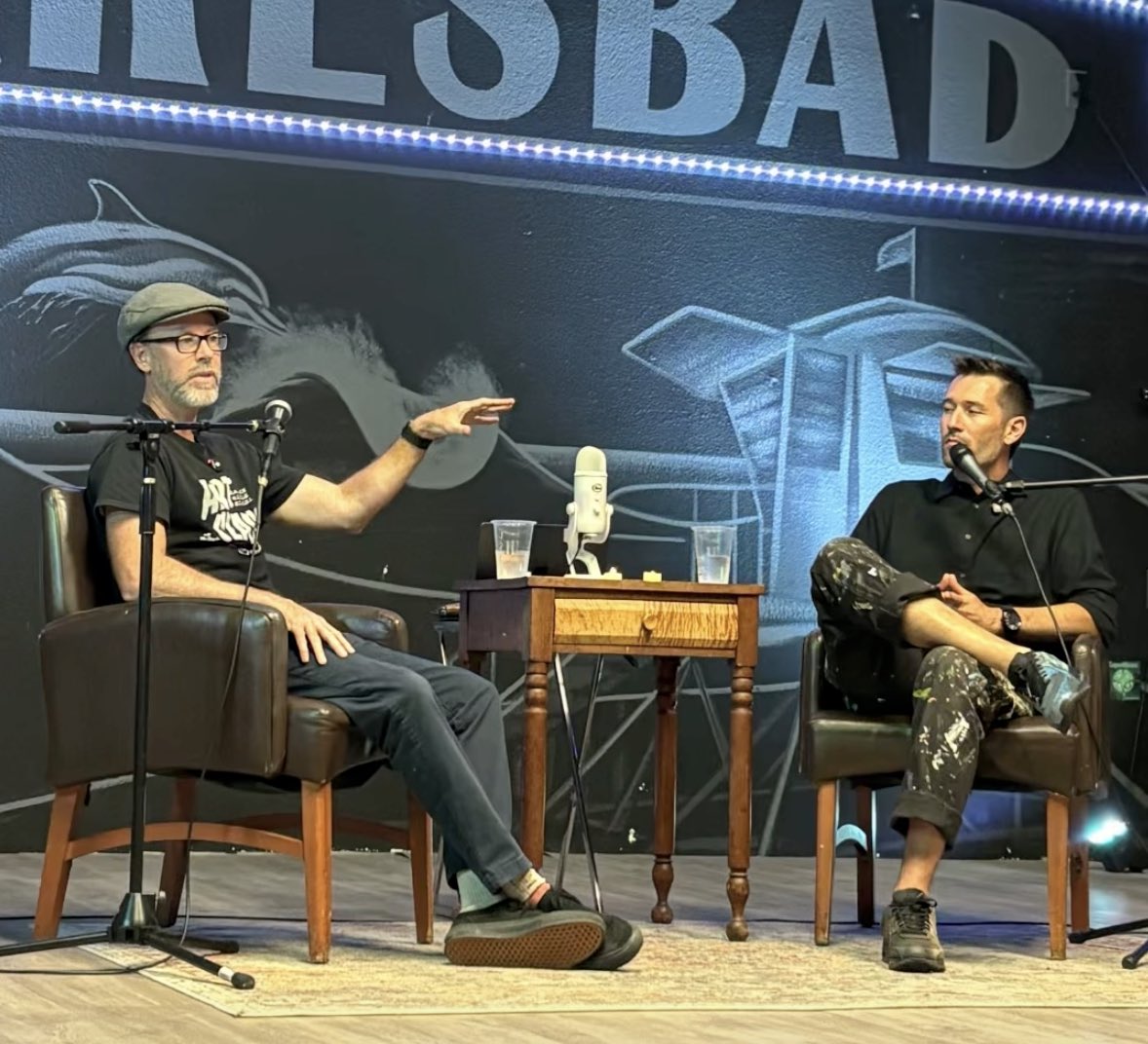 SnyderArt's tweet photo. I shared my story in front of a live audience. The 2 hour video conversation coming soon. https://t.co/oeLSJckVPO