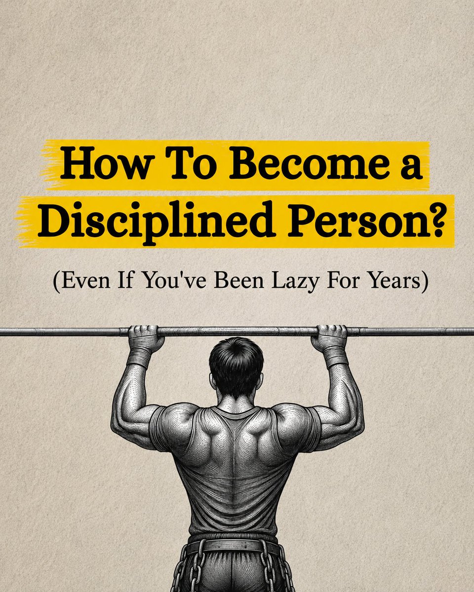 WealthDecoded7's tweet photo. How To Become A Disciplined Person:

- Thread https://t.co/WoGsEkFA9R