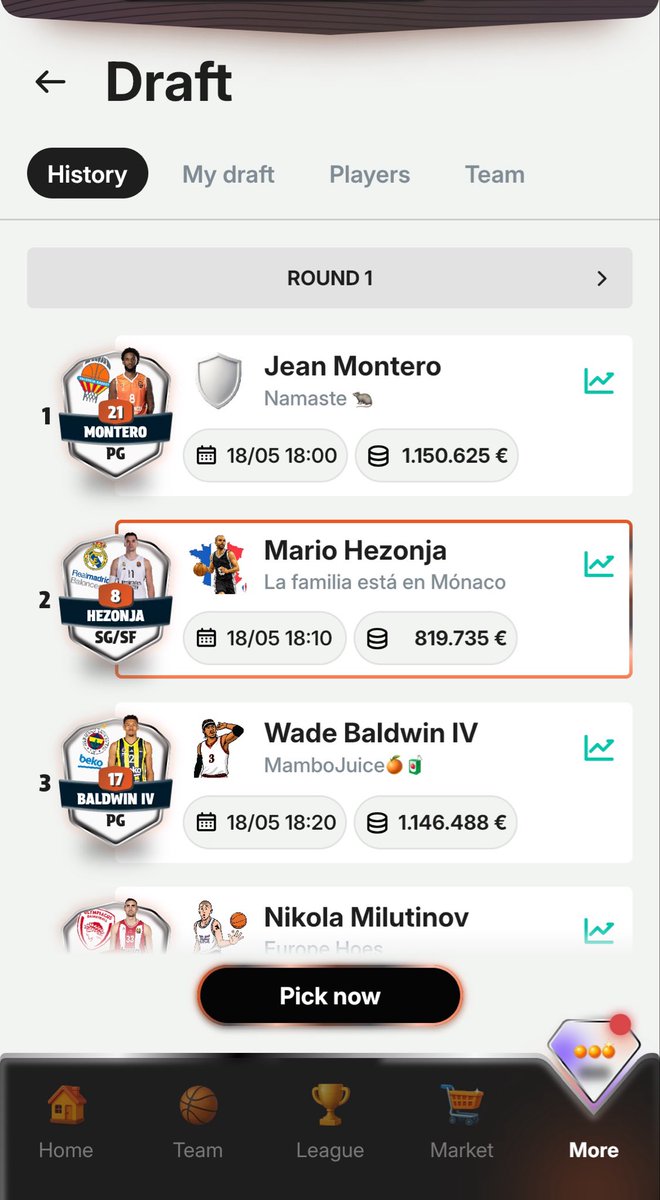 RingFantasyEU's tweet photo. 🏀FINAL FOUR MODE ACTIVATED!

📝PREPARE YOUR DRAFT

🏆Go for the @EuroLeague title!

#RingFantasy #Euroleague #F4Glory #Basketball https://t.co/wFbdWiu5u1