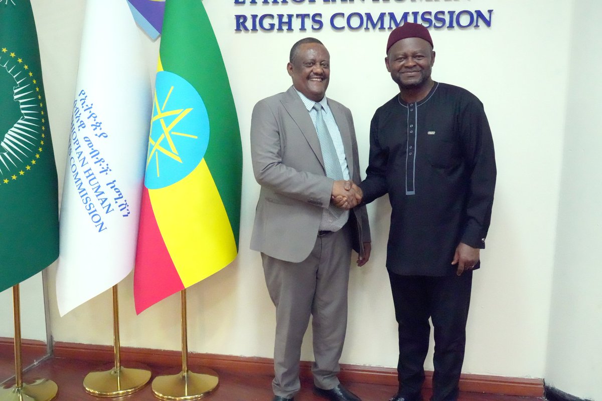 BerAdello's tweet photo. Productive meeting with UN ASG @Ozonnia on Ethiopia’s human rights situation . We’re focused on scaling coordinated support for IDPs, refugees, and migrants while prioritizing their rights and dignity. Looking forward to our continued collaboration. 🇪🇹🇺🇳
#HumanRightsForAll https://t.co/wSKFxJaLb6