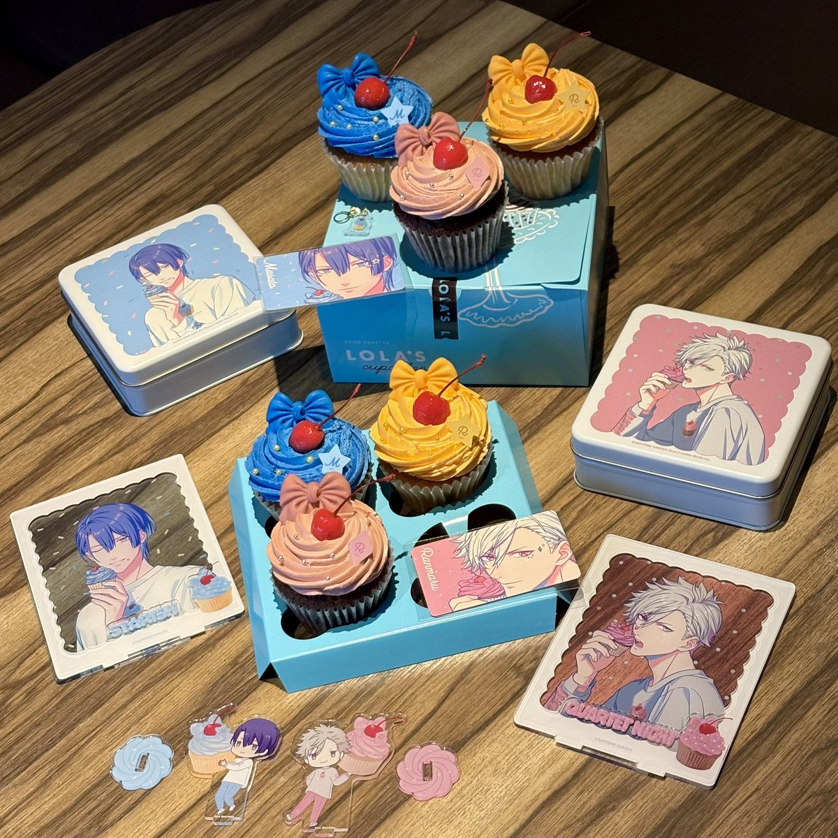 コラボカップケーキ🧁本日受け取ってきました！！！ ほんとかわいくて