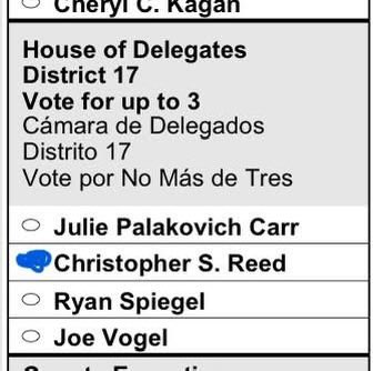 Candidate, Christopher S. Reed tweet media