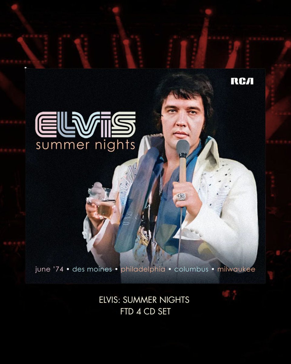 VisitGraceland's tweet photo. Now available for pre-order at ShopGraceland ⚡️Reserve your copy of “Elvis: Summer Nights” FTD 4 CD Set and “Elvis: The Paradise, Hawaiian Style Sessions” FTD 3 CD Set today. Link in bio. ⚡ 

Please note: these items are pre-orders and will ship on or around 06/12/2026. 

https://t.co/YCuScmCYas