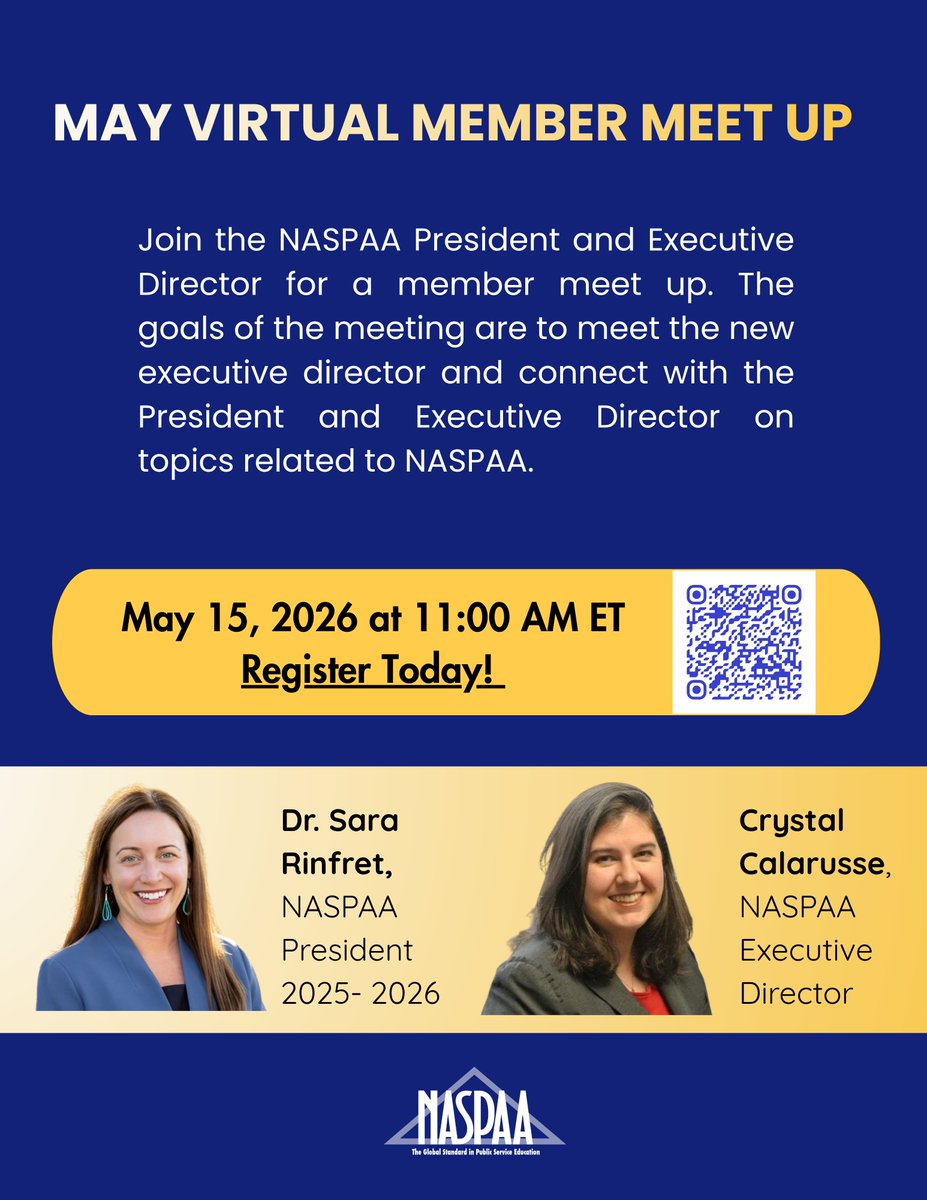 NASPAA tweet media