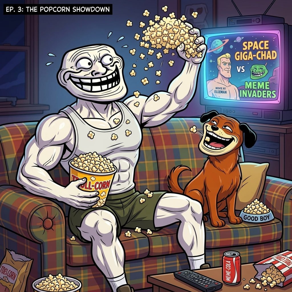 Trolldog_sol's tweet photo. @Troll_ you have ip, i have pop corn let watch movies!

#TROLLDOG #TROLL $TROLL #SOLANA https://t.co/9nBV9fduip