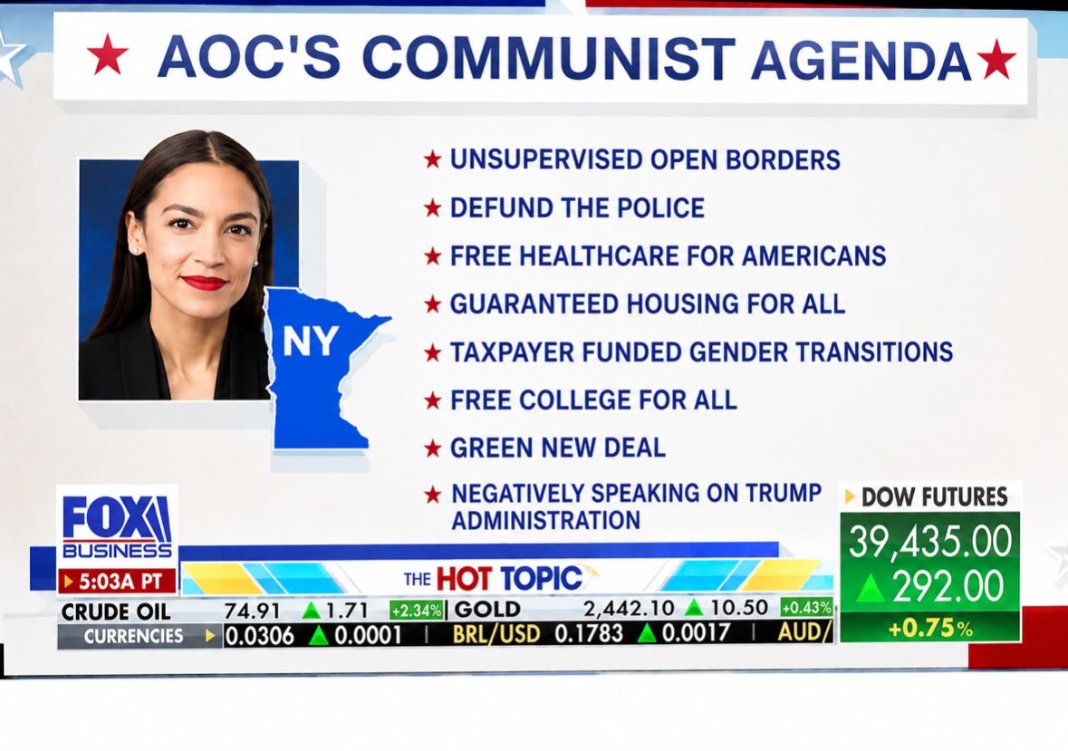 AOC FOR PRESIDENT 2028 tweet media
