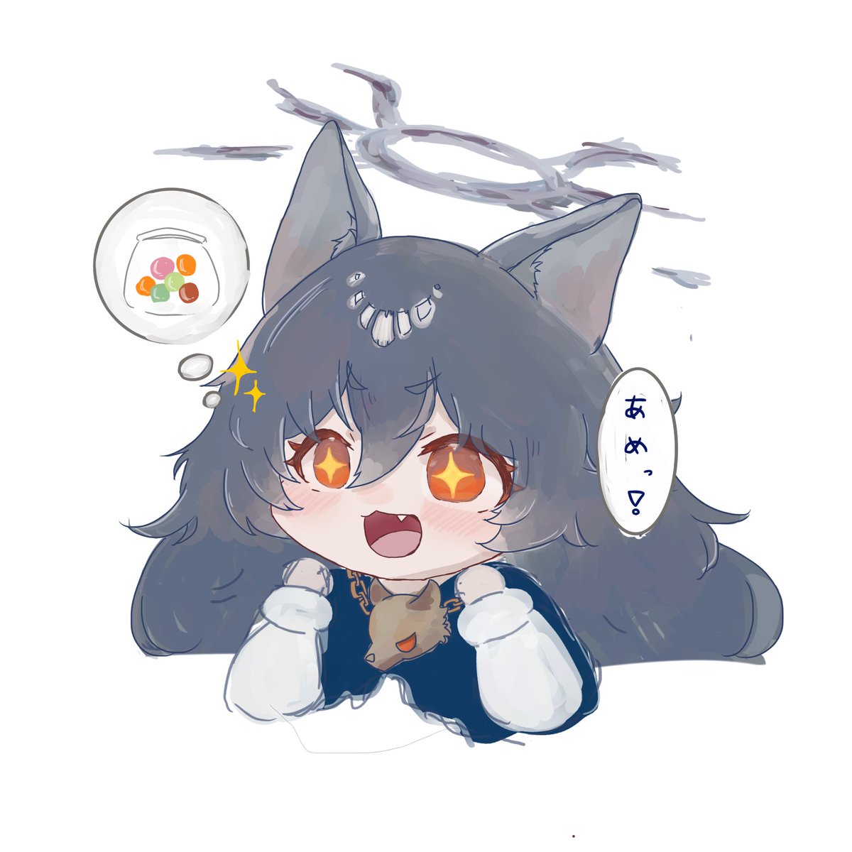 お姉ちゃんの飴待機🍬 #メメントモリ_FA