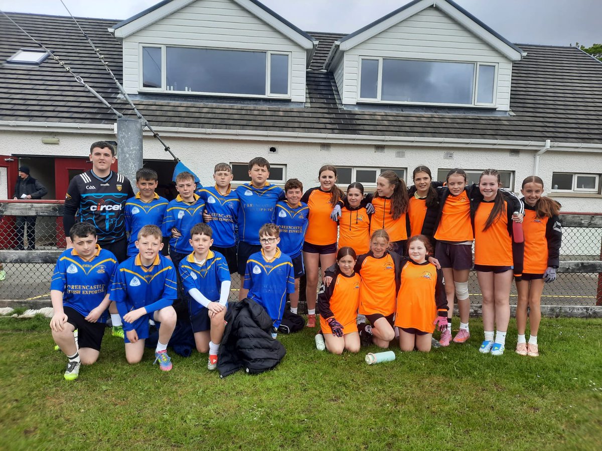 scoilcc86's tweet photo. Well done to our boys and girls GAA teams whontooknpart in Cumann na Bunscoil blitz today in Urris.  Some fantastic skill and teamwork on display from both teams. https://t.co/z1jMOUAGDg