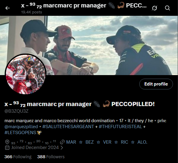 x - ⁹³ ₇₂ marcmarc pr manager 🐜 🦂 PECCOPILLED! tweet media