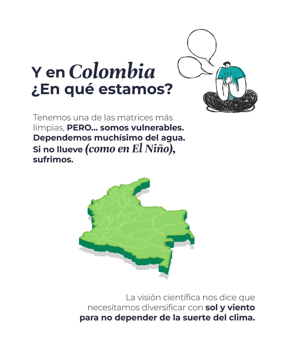 AdmonUniandes's tweet photo. La transición energética no es un interruptor que se apaga y se prende; es un cambio estructural que requiere décadas de planeación, tecnología e infraestructura. 

El profesor Jorge Hernán García, del área de Sostenibilidad, analiza los desafíos de seguridad, equidad y sostenibilidad que enfrentamos, especialmente en el contexto colombiano, donde la dependencia del agua nos hace vulnerables.

Los invitamos a ver la charla completa en el link: https://t.co/0wXONDCnRQ

#JorgerHernánGarcía #AdminUniandes #TBT