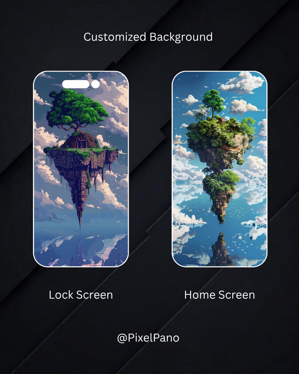 PixelPano's tweet photo. “Pixel Art - Background” ☁️
Save in 4K — tap &amp; hold ↓ 
#phonewallpaper #wallpaper #PixelPano https://t.co/pifJfg0wUf
