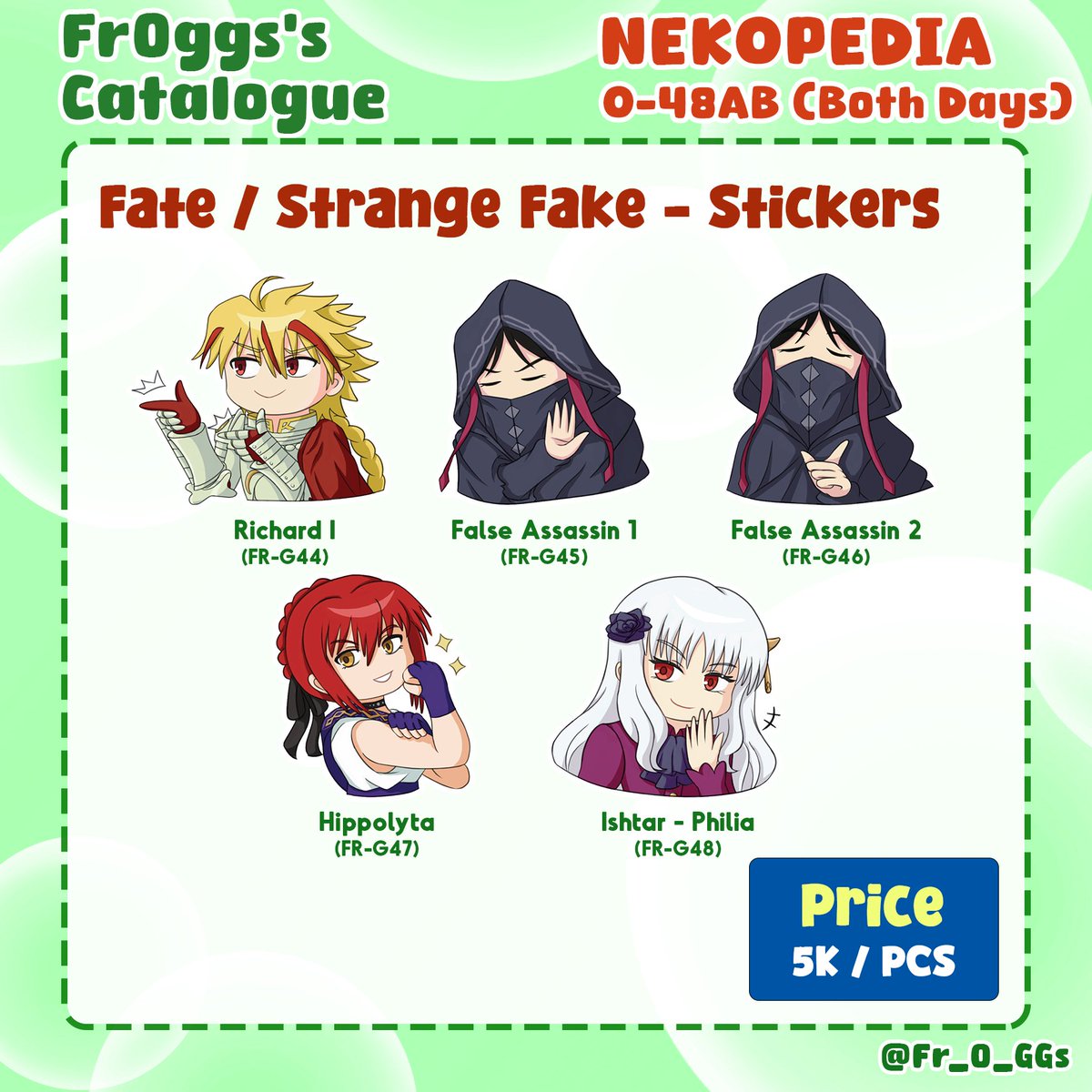 Fr0ggs (フロッグス) - CF22 Nekopedia O-48AB tweet media