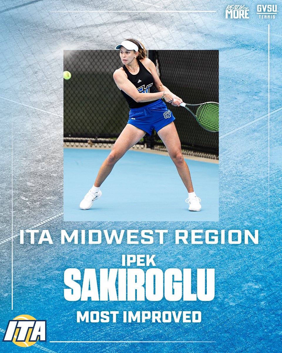 gvsutennis's tweet photo. Congrats our women’s tennis ITA Midwest Region award winners‼️

#AnchorUp | #ReadyForMore https://t.co/cB9TZCkwRT