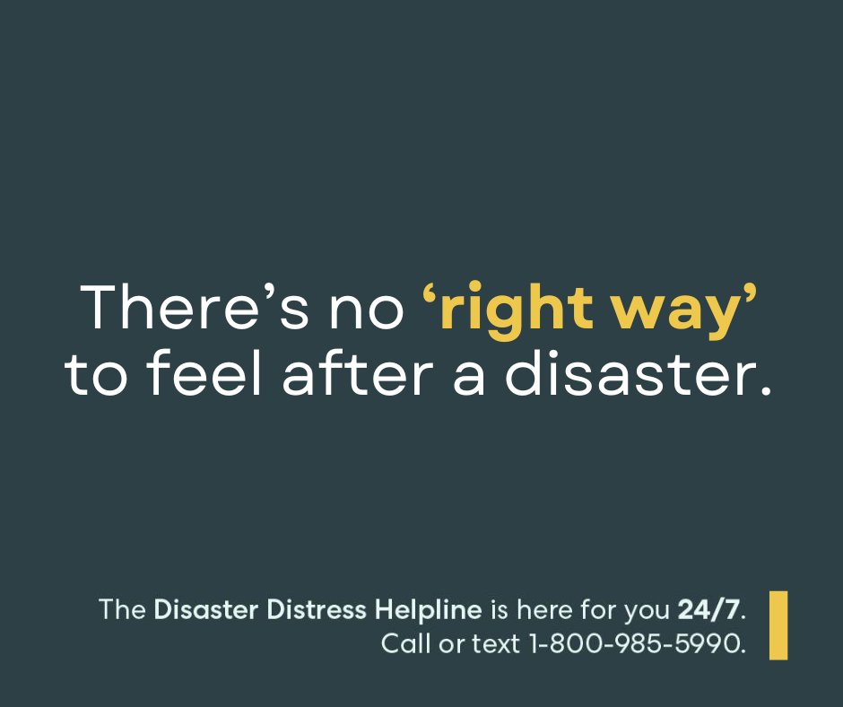 Disaster Distress Helpline tweet media