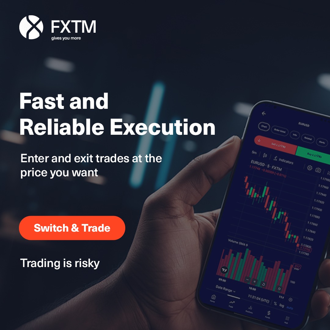 fxtmglobal's tweet photo. Speed matters.
Enter and exit trades instantly with reliable execution.
👉 Start Trading Now