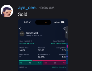 TheFUmoneyclub's tweet photo. All called live bright and early at 9:30 EST
Join the #1 trading group in the world
Trade, Talk and Take profit

https://t.co/YCJdLvgnb5 https://t.co/0t6Er2UfEU