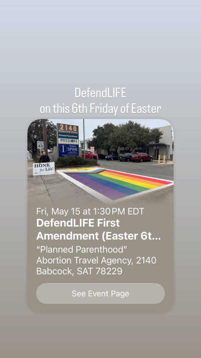 SAFAfamily's tweet photo. DefendLIFE First Amendment (6th Easter) Friday - 5-15-2026

Planned Parenthood South Texas exposes the link between abortion and homosexuality, i.e. depravity.

Pray and stand for the good of God’s children to come to know and love Him and to love Thy neighbor whether it be themselves, the baby the mom is sharing space and flesh with temporarily or anyone else they come in contact with. 

The absence of love leads to depravity.

Depravity leads to luv which always seeks selfish pleasure or attention.

Self-Seeking Pleasure (aka luv) is fleeting and never lasts.

Whereas, true love is selfless and lasts forever. This is good for people, born & pre-born.

#pp #ppST #ppSouthTexas
#Abortion #Homosexuality #Depravity #LGBTQ

#DefendLIFE #DefendFREEDOM #SAFAprays
#SAFAdefends #SAFAeducates 
#FirstAmendmentFriday #HONKforLIFE

#SAFAeducates