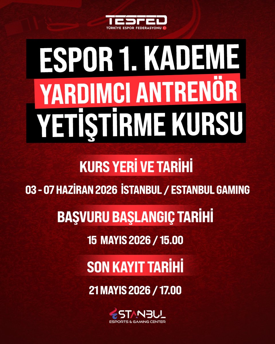 Türkiye Espor Federasyonu tweet media