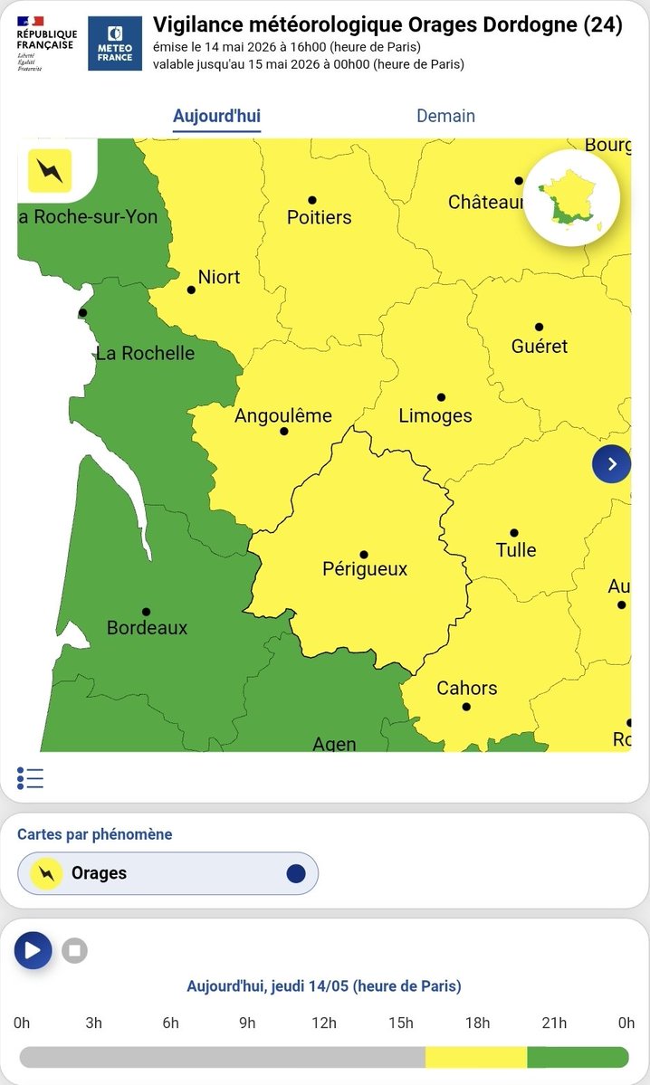Risques & Catastrophes Naturelles - Dordogne tweet media