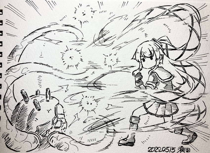 4年前の今くらいに描いてた絵。 