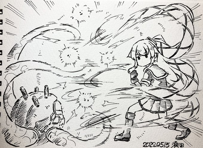 4年前の今くらいに描いてた絵。 