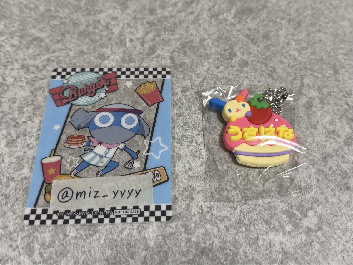 miz_yyyy's tweet photo. 【交換】
サンリオキャラクターズ メルヘン工房おなまえホルダー ミニチュアラバーマスコット2

譲：ウサハナ
求：コロコロクリリン

郵送or都内手渡し

お気軽にお声掛けください https://t.co/TOKgy5eih7