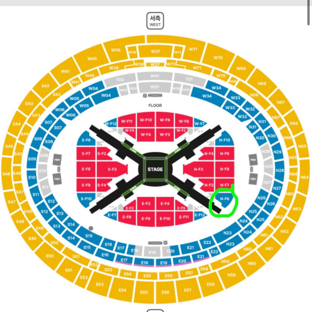 sell0320_'s tweet photo. 방탄소년단 bts 아리랑 부산 콘서트 양도 wts sell ticket

6/13 (토) 막콘
- FLOOR층 N_F6구역 실질 1열 (돌출무대 바로 옆)

티포 60

얼굴패스 가능⭕️ (한번도 등록한 적 없어요!)
현장도움❌

방탄 부산콘 부리랑 arirang busan concert ticket 플로어석 https://t.co/Gwn2Q2rkDh
