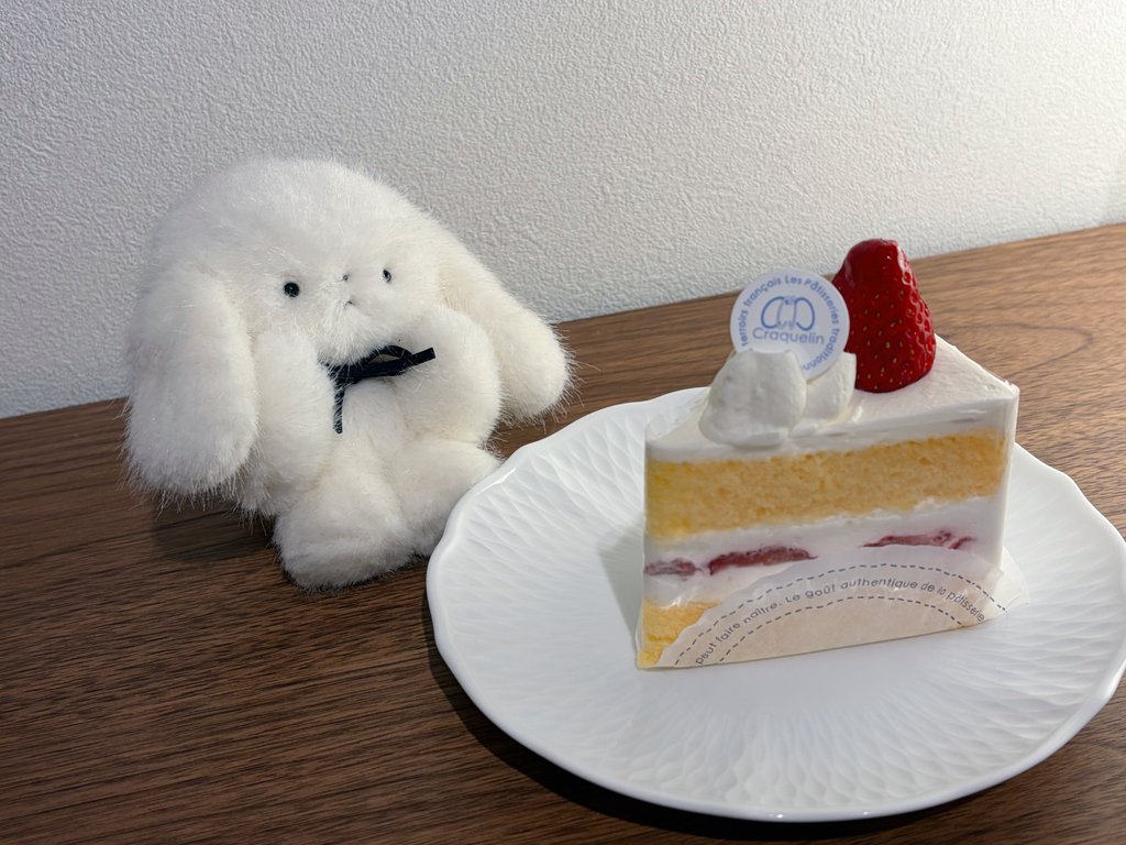 ケーキとうさぎ🍰