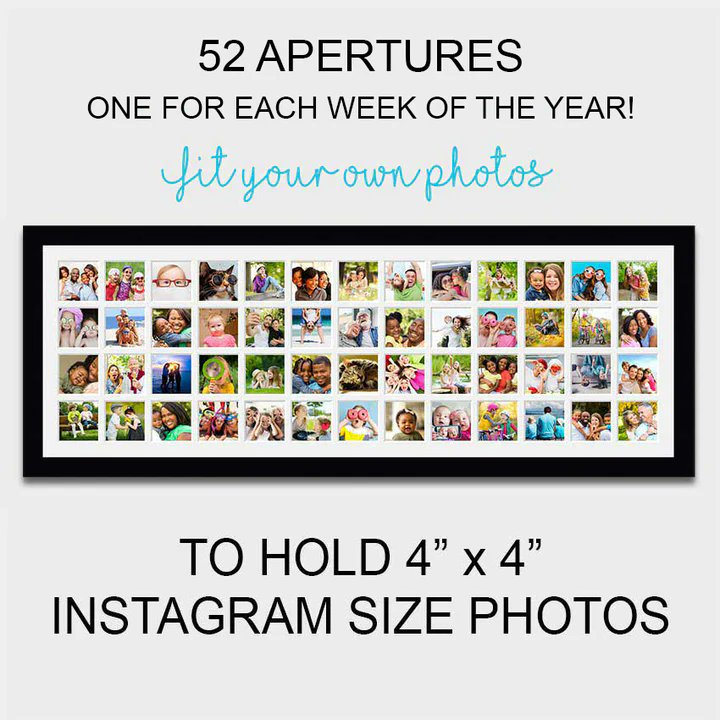 picturegallery's tweet photo. Our pièce de résistance - The 52-aperture multi photo frame. ONE PHOTO FOR EACH WEEK OF THE YEAR! https://t.co/GnWpmeu8zD #multiphotoframes #photocollageframes #multiapertureframes https://t.co/pRm6x5F7v8