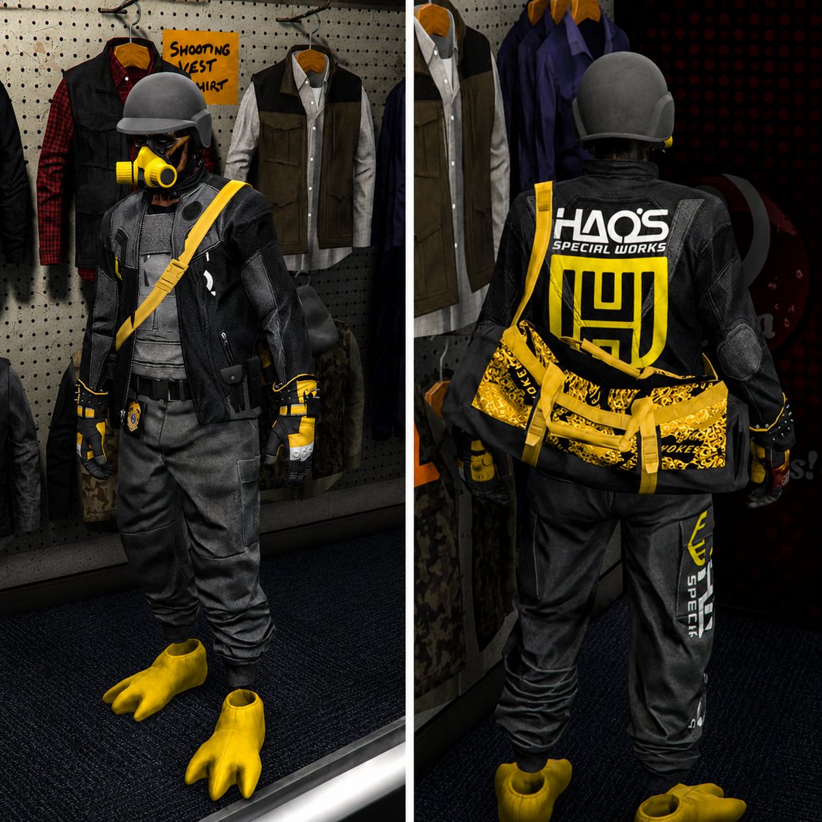 ElpakitoxK48481's tweet photo. 🔥 Nouvelle tenue dispo ! 🔥

Style full noir &amp; jaune, détails ultra propres, ambiance tactique 😮‍💨💛🖤
Franchement une des meilleures tenues du moment sur PS5.

Vous validez cette tenue ? 👀👇
Note sur 10 en commentaire ! https://t.co/FyWfSZmQRZ