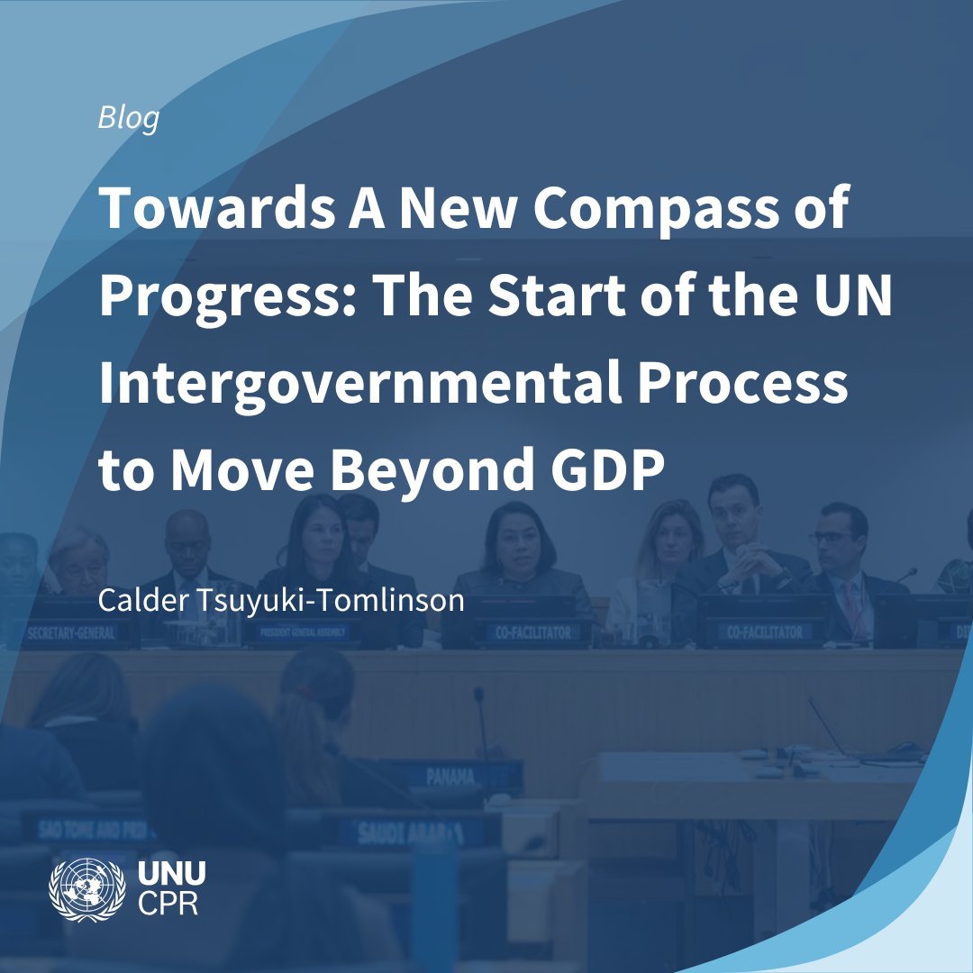 UN University Centre for Policy Research tweet media