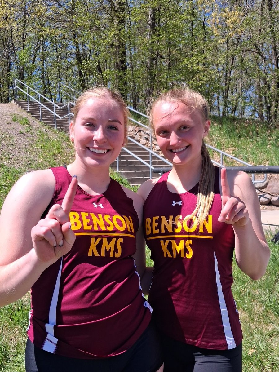 KMSsaints's tweet photo. Benson/KMS track pile up wins, records and runner-up team finishes at Prairie Conference meet

Benson/KMS turned the Prairie Conference Outdoor Championship into a showcase of speed, depth and staying power Wednesday at Clemens Stadium, with the Fightin... https://t.co/i7FW0KsJXs https://t.co/ASy069GFLE