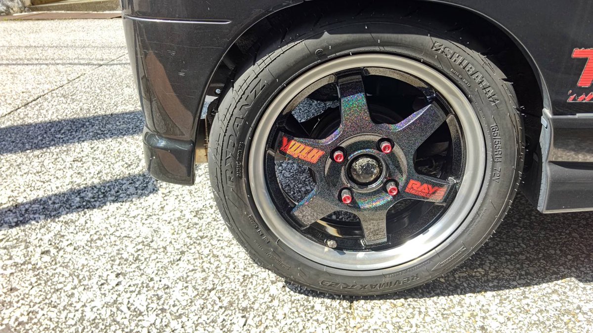 5manyen_dirtcar's tweet photo. 金欠なんで、

14インチPCD110の4H
ロゴまで塗装仕上げの7色ラメ入り激シブなRAYS TE37

放出しようかな…

コルトの車検とりたいねん(｀・ω・´)ｷﾘｯ

お幾ら万円が妥当なんだろ•́ω•̀)? https://t.co/4N5u8XRmzp