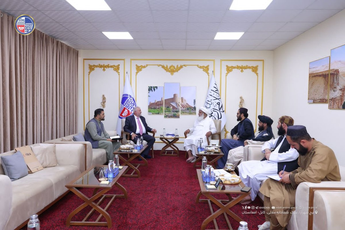 BurhanKhanSh's tweet photo. Today in Kabul, we held a productive meeting with Mr. Mikail Taşdemir, Head of the Turkish Cooperation and Coordination Agency #TİKA office. During the meeting, the vital role of #ANDMA in responding to emergency situations was discussed in detail. Both sides also exchanged views on strengthening the rapid coordination of humanitarian assistance in the event of humanitarian disasters and other related emergency response mechanisms.
Furthermore, discussions focused on enhancing institutional capacity in disaster risk management, as well as expanding professional and technical cooperation with #Türkiye’s #disaster management institutions. The meeting emphasized the importance of continued collaboration, experience-sharing, and joint efforts to improve preparedness and effective humanitarian response in Afghanistan.
The two sides reaffirmed their commitment to closer cooperation in the fields of disaster management, emergency preparedness, and humanitarian coordination for the benefit of vulnerable communities across the country.
@Tika_Turkiye @TC_KabilBE