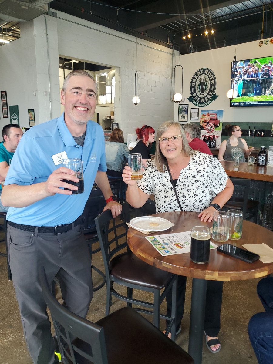 GiGis_QC's tweet photo. Cheers to our friends at Great River Brewery @GreatRiverQC! Thanks for a fun night on Tuesday filled with great people, great conversations, great food and drinks, and helping our great cause! Thanks again! https://t.co/yBQvu1eGbh