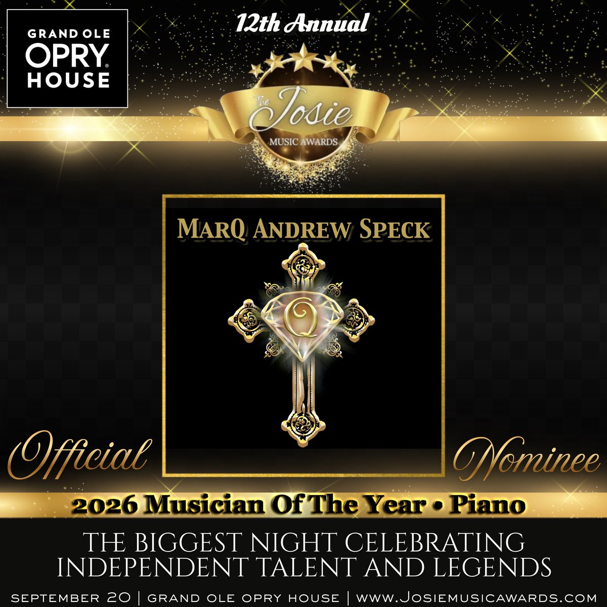 sweet_crystal's tweet photo. Congrats to our keyboardist MarQ Andrew Speck for yet another sweet award nomination! You go Q! https://t.co/LeJYlsptWz