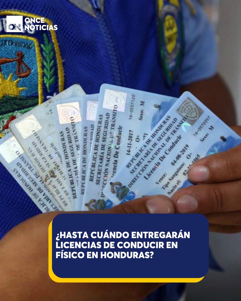 canal11hn's tweet photo. 🟡 | La entrega de licencias en Honduras sigue generando dudas y solo un grupo de conductores podrían recibir licencias en fisico. 👀🚗

👉🏻Más información aquí: https://t.co/AX4sfaQ5ka

#Licencias #Honduras #Conducir #Retrasos https://t.co/tI76xAf9rq