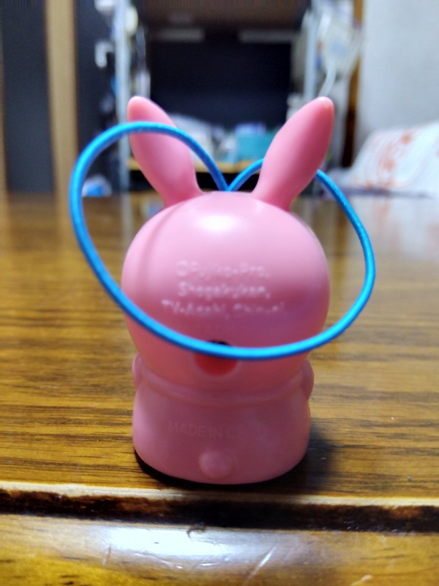 ドラえもんのドラえもん🤖🐱です😀、ウサギさん🐰のフードを被って