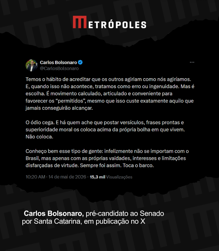 Metrópoles tweet media