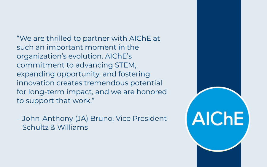 SchultzWilliams's tweet photo. S&amp;W is pleased to partner with the American Institute of Chemical Engineers. AIChE serves over 60,000 chemical engineering professionals across more than 110 countries, and provides them with a broad range of resources and professional communities.

https://t.co/VGkhkp4cmd https://t.co/pfVKK5unSQ
