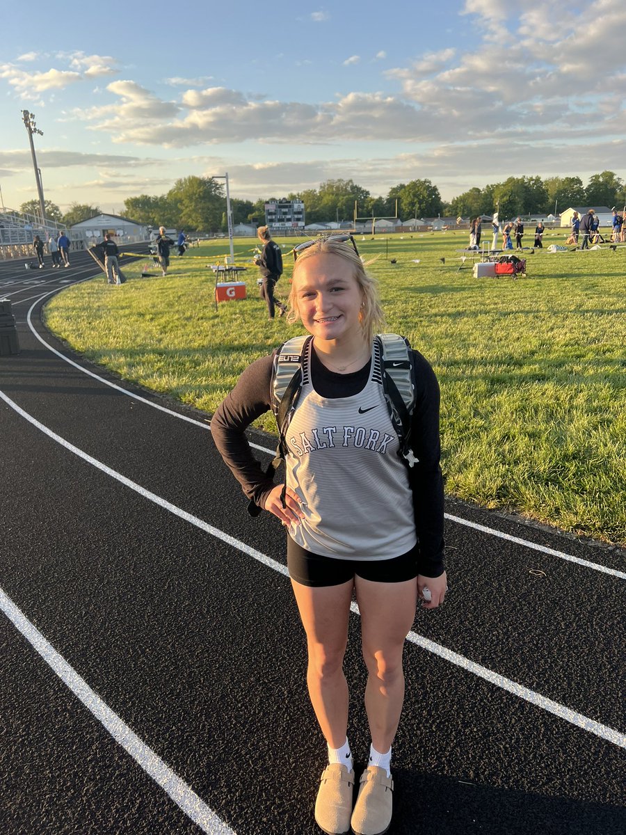 LadyStormTrack's tweet photo. STATE QUALIFIER! 
Brycie Hird earned her trip to Charleston after finishing 2nd in the 200m dash in 26.47! https://t.co/pqEJt8YU4w