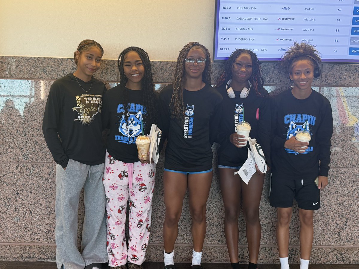 Realchapintrack's tweet photo. Chapin and Andress girls headed to STATE!! Let’s goooooooo!!! #EPISD #NE https://t.co/eCqfCtjNoa