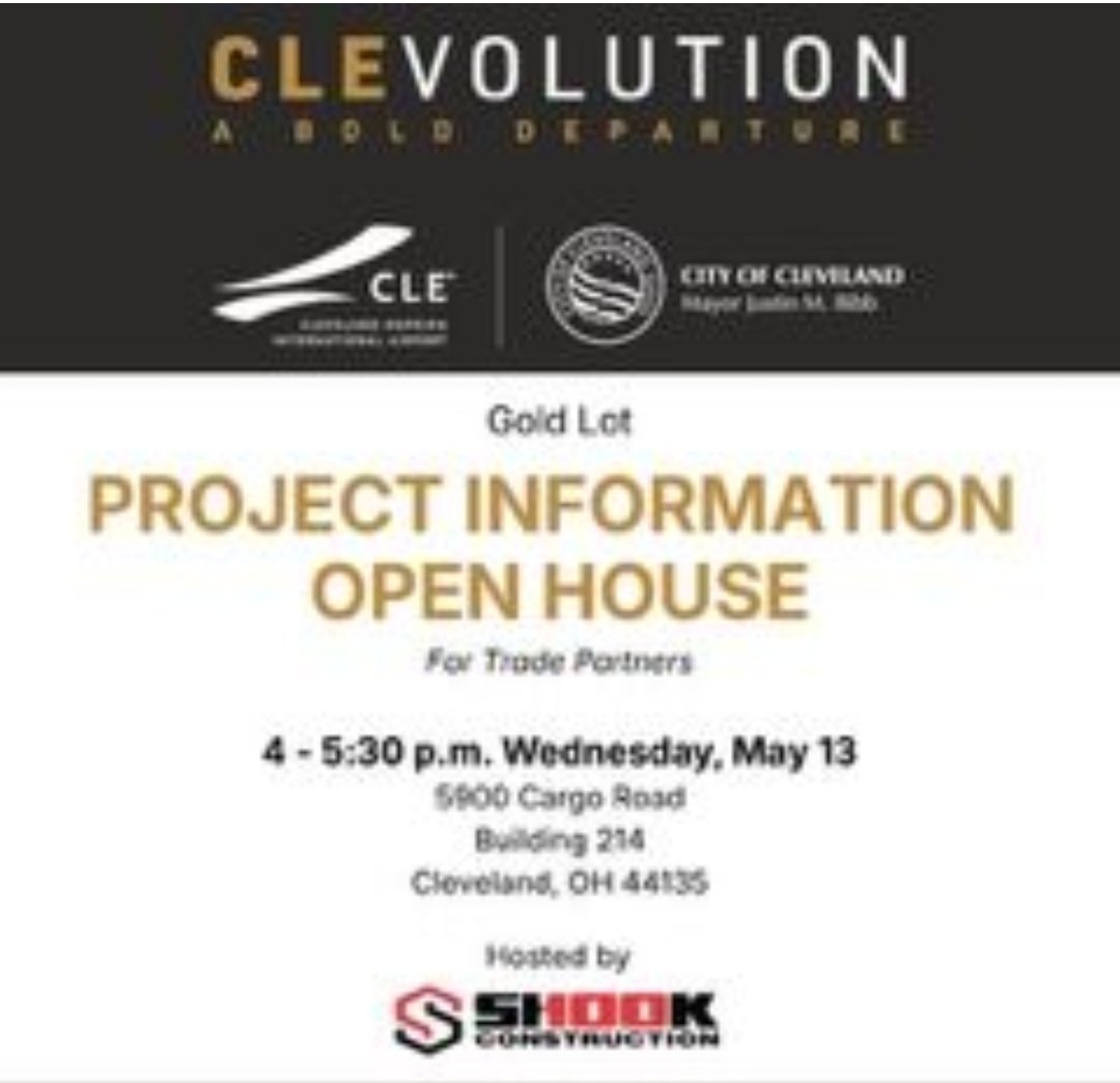 zachreed12's tweet photo. The @CityofCleveland is embarking on a $1.6 billion dollar investment in the rebuilding of Cleveland Hopkins Airport. Yesterday, contractors came to the airport to learn more about the project. 

Contact me at Zreed@clevelandohio.gov or 216. 664. 4164 is you want to learn. https://t.co/xSiWovXX0W