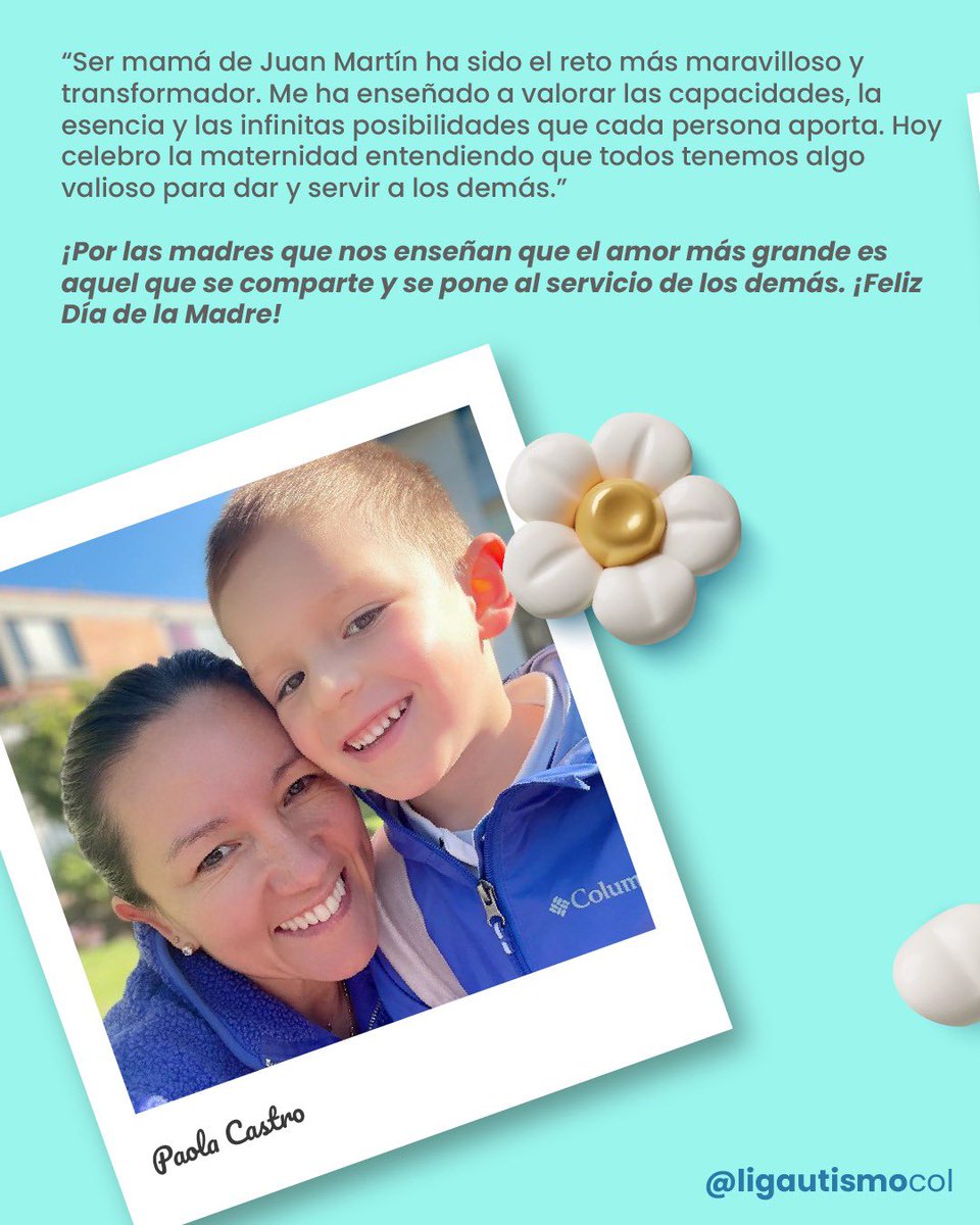 Ligautismo's tweet photo. El amor de mamá no conoce límites, solo de posibilidades. En el mes de mayo honramos historias que transforman. Gracias por enseñarnos que cada paso cuenta. ❤️ #MesDeLasMadres #LICA #autismo #AmorIncondicional https://t.co/umwPsHc8pz