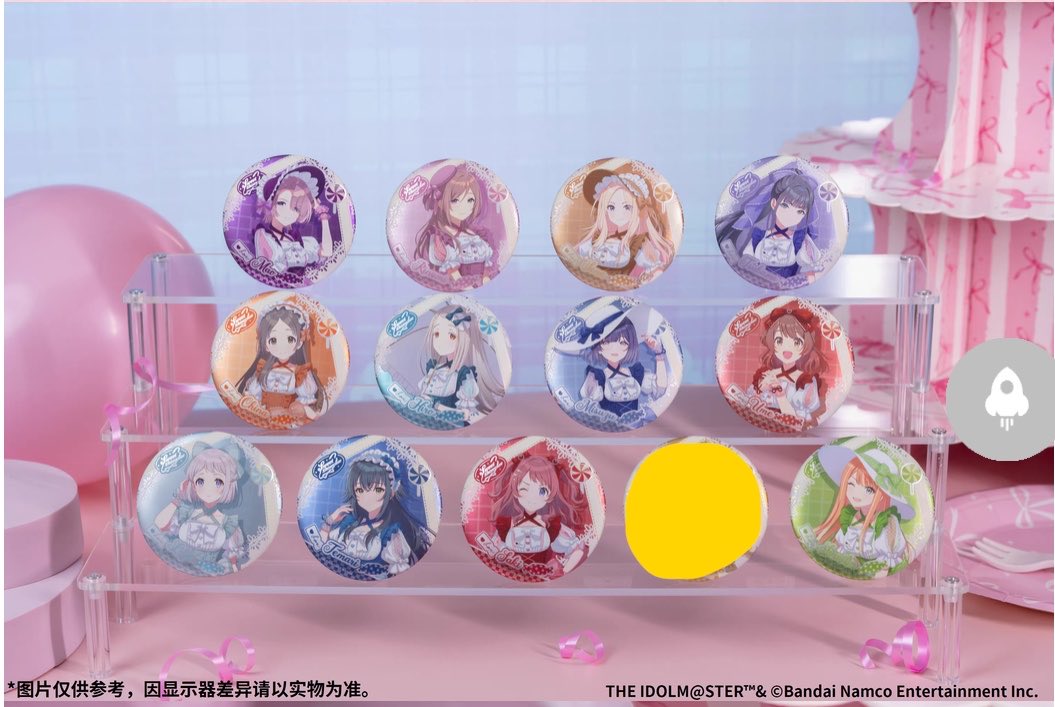 交換/譲渡】学園アイドルマスター 学マス 上海 ロリータ ランダム缶