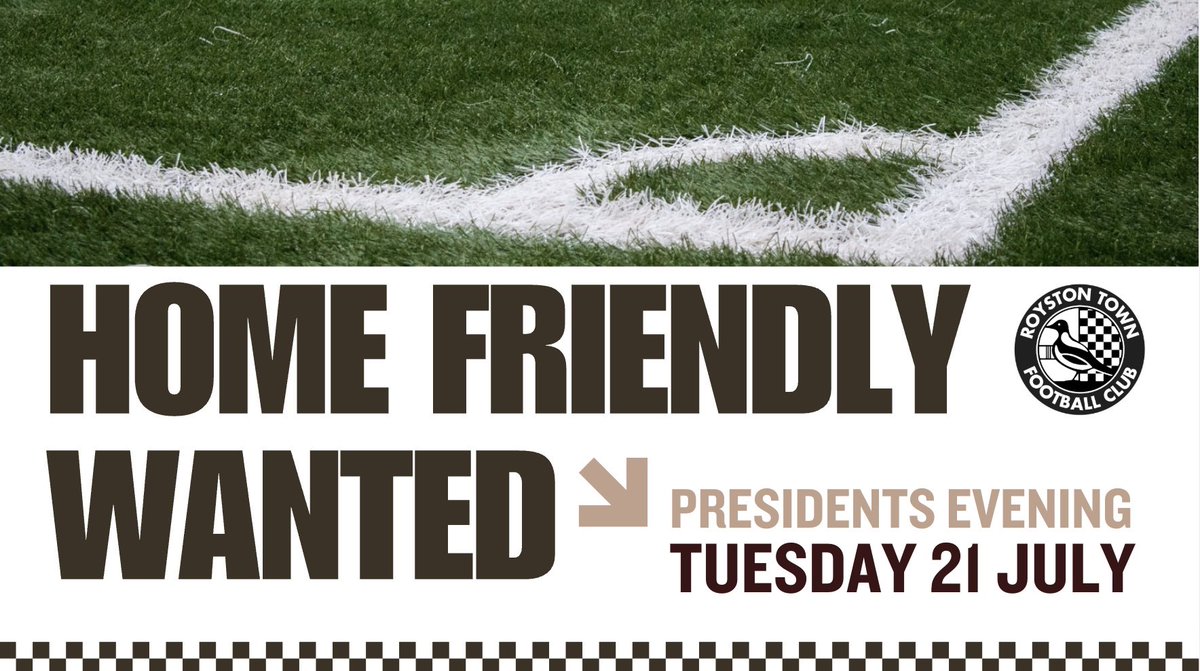 footballwoots's tweet photo. Back on the hunt for a home friendly after being let down.

Ideally Step 3+ but Club will consider Step 4 options.

Please share and reach out 🤝 https://t.co/XQ1mLXsJ25