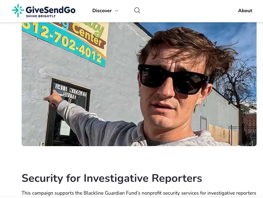 kenbensinger's tweet photo. For months @nickshirleyy has been getting free security from a new charity called Blackline, which paid for bodyguards to accompany him to NY, CA &amp; even Cuba. Hasn't cost him a dime. 
Blackline argues conservative influencers need protection underwritten by US taxpayers. https://t.co/RJ8ddbojxk