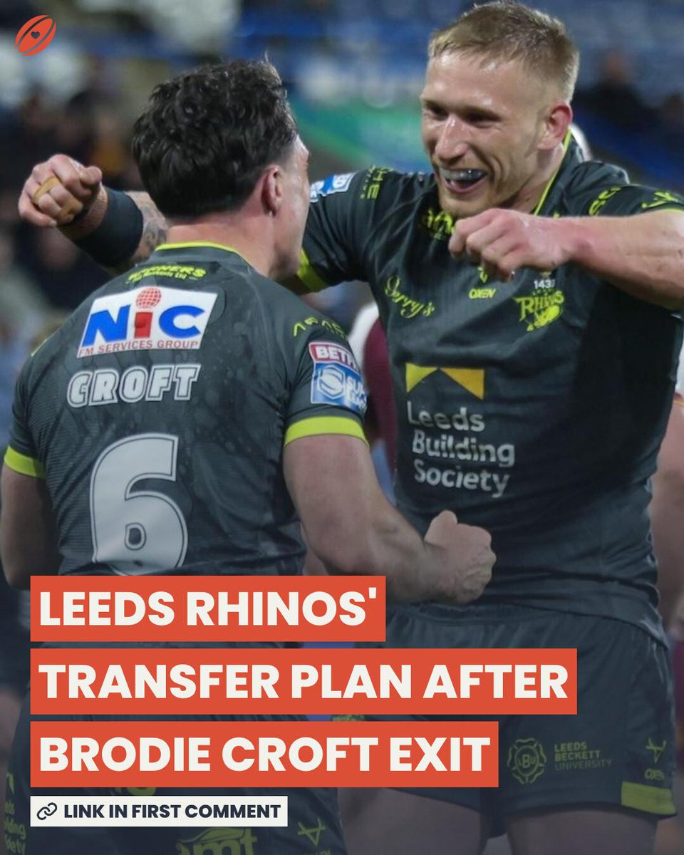 loverugbyleague's tweet photo. 🦏 Leeds Rhinos are losing Brodie Croft to Warrington Wolves, but are confident about their transfer plans for 2027. https://t.co/lJtDUEcU0z
