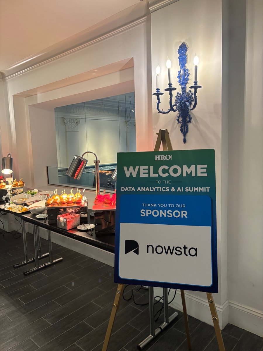 nowsta's tweet photo. Takeaway from the HRO Today Data Analytics &amp; AI Summit 👇

AI in HR is no longer theoretical — teams are actively making it practical and operational today.

Thanks to everyone who stopped by our booth in Philly! https://t.co/COzc5tpp5J