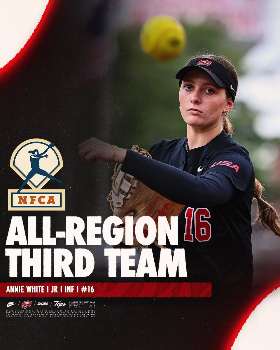 WKUSoftball's tweet photo. Congratulations to Annie and Jenna for earning NFCA All-Region Third Team honors!!

#GoTops | #TMM https://t.co/F9qWsT11jh